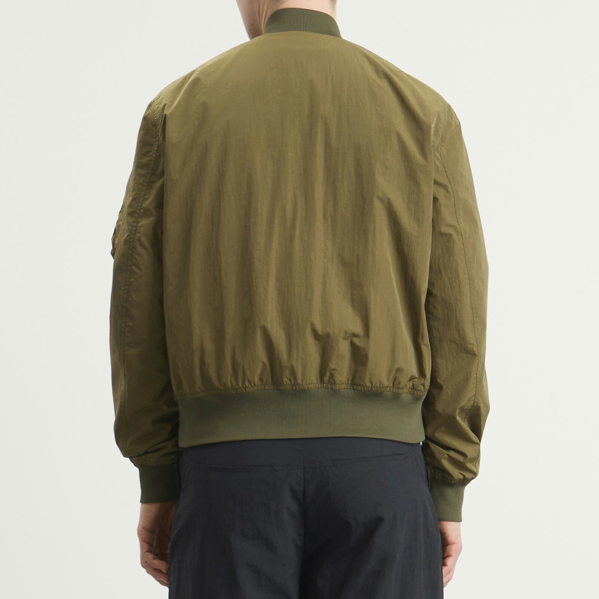 Moncler Men's Locovez Reversible Bomber Jacket in Khaki