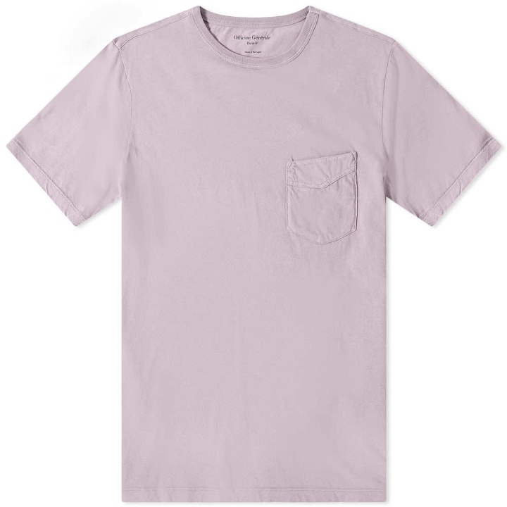 Photo: Officine Generale Pigment Dyed Ice Cotton Pocket Tee