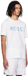 BOSS White Printed T-Shirt