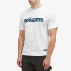 Deva States Men's Overlay Logo T-Shirt in White