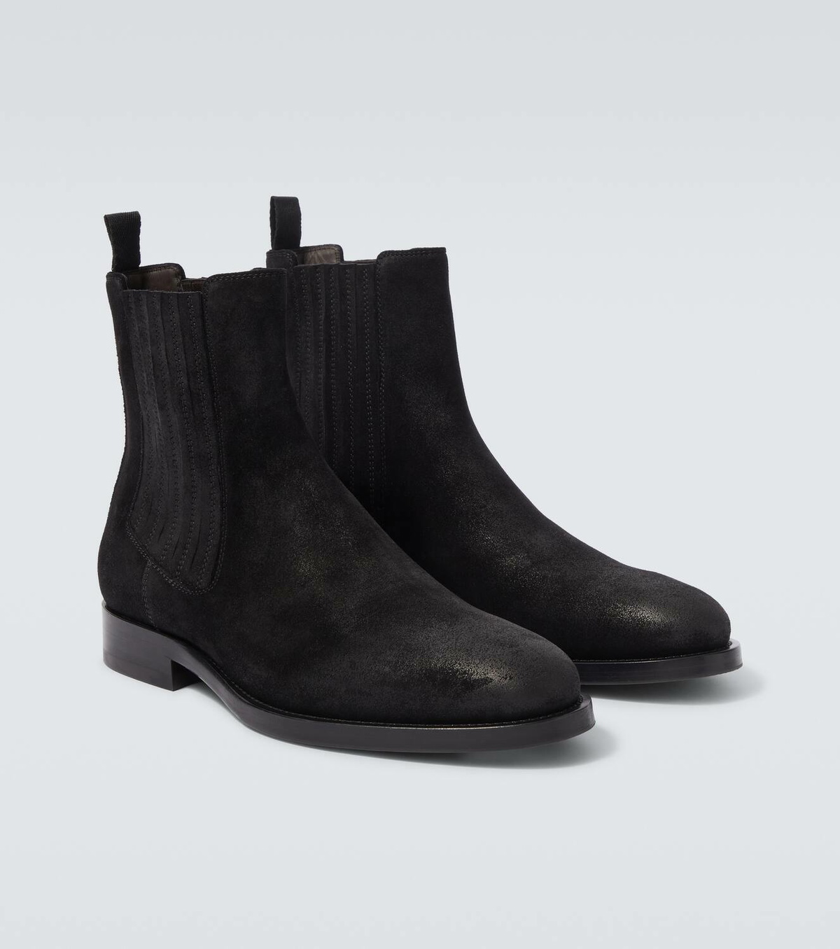 ショートブーツ・ブーティ BRUNELLO CUCINELLI SUEDE LEATHER CHELSEA BOOTS Brunello Cucinelli Suede Chelsea boots Brunello Cucinelli