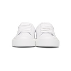 Burberry White Leather Salmond Sneakers