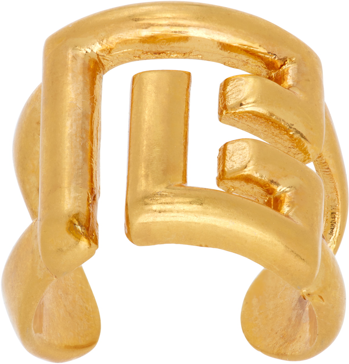 Balmain Brass Sync 'PB' Ring