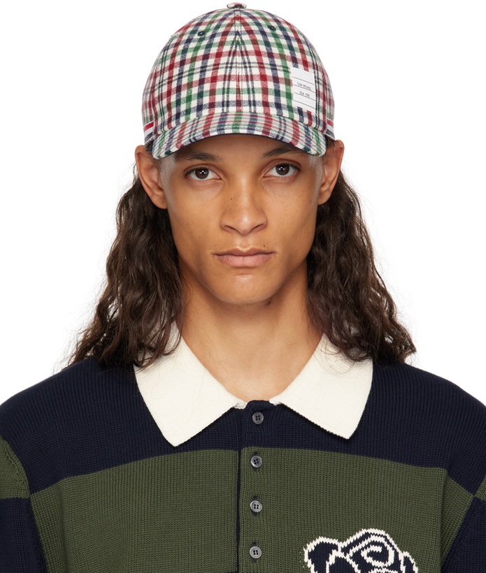 Photo: Thom Browne Multicolor Classic 6-Panel Baseball Cap