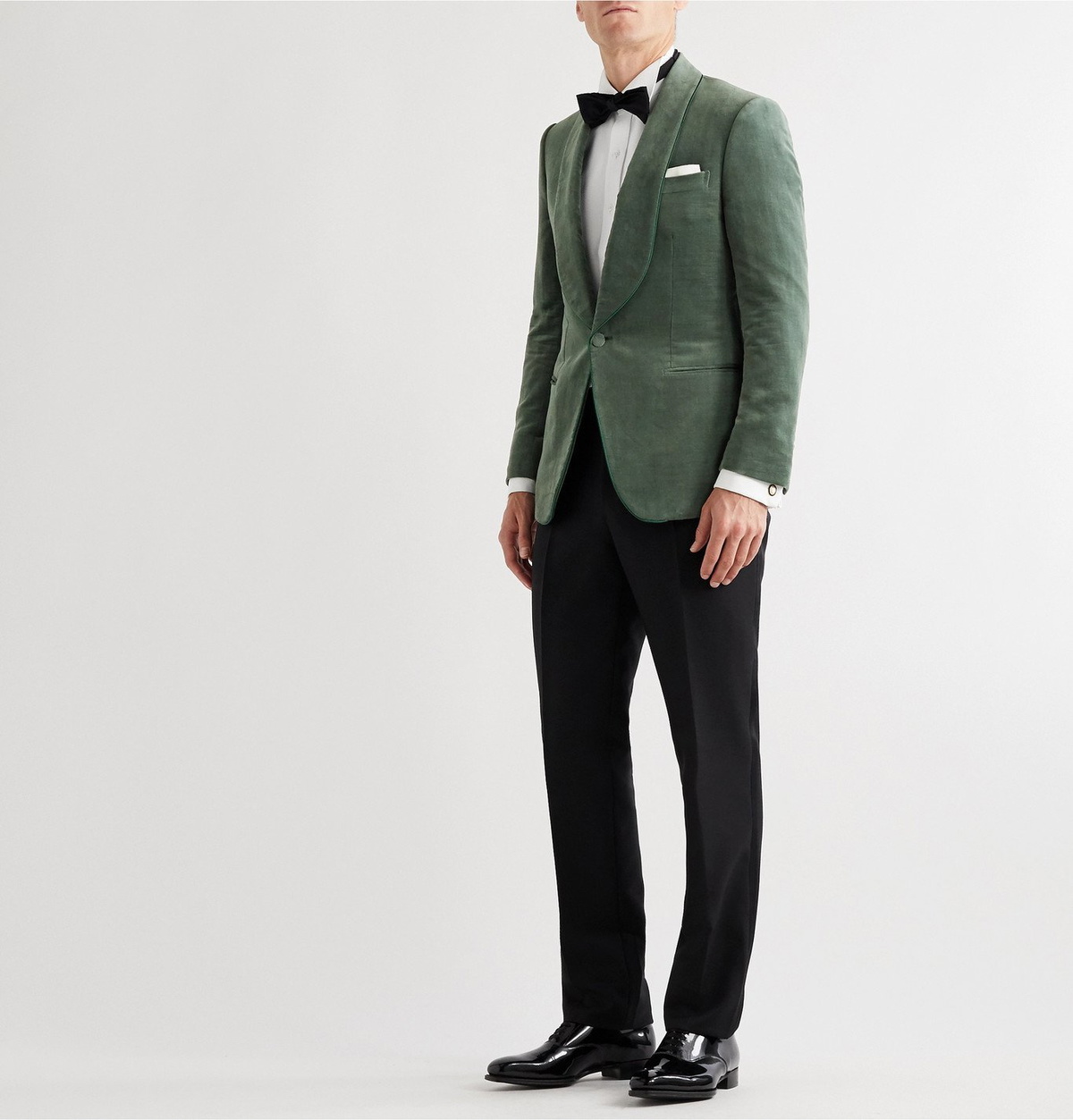 Linen tuxedo outlet jacket