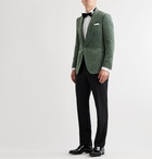 Kingsman - Slim-Fit Cotton and Linen-Blend Velvet Tuxedo Jacket - Green