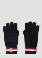 Logo Patch Gloves in Navy