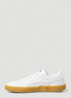 Crepe Canvas Sneakers in White