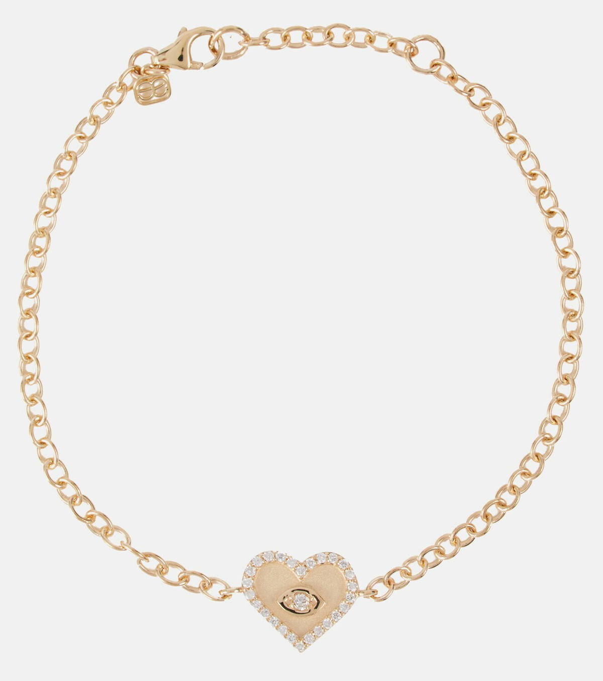 Sydney Evan 14kt gold bracelet with diamonds