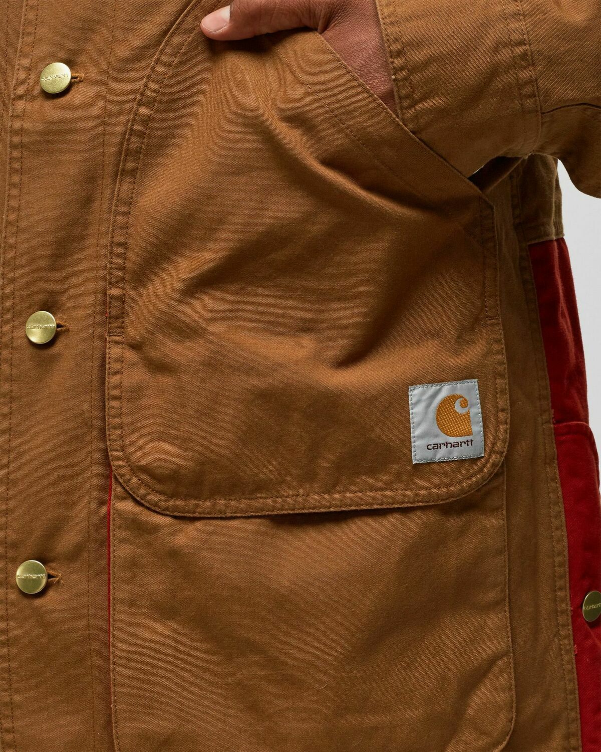 Carhartt Wip Heston Jacket Brown Coats Carhartt WIP