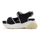 Stella McCartney Black and White Contrast Sandals