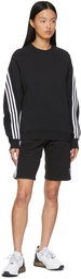 adidas Originals Black Sportswear 3-Stripes Sweatshirt