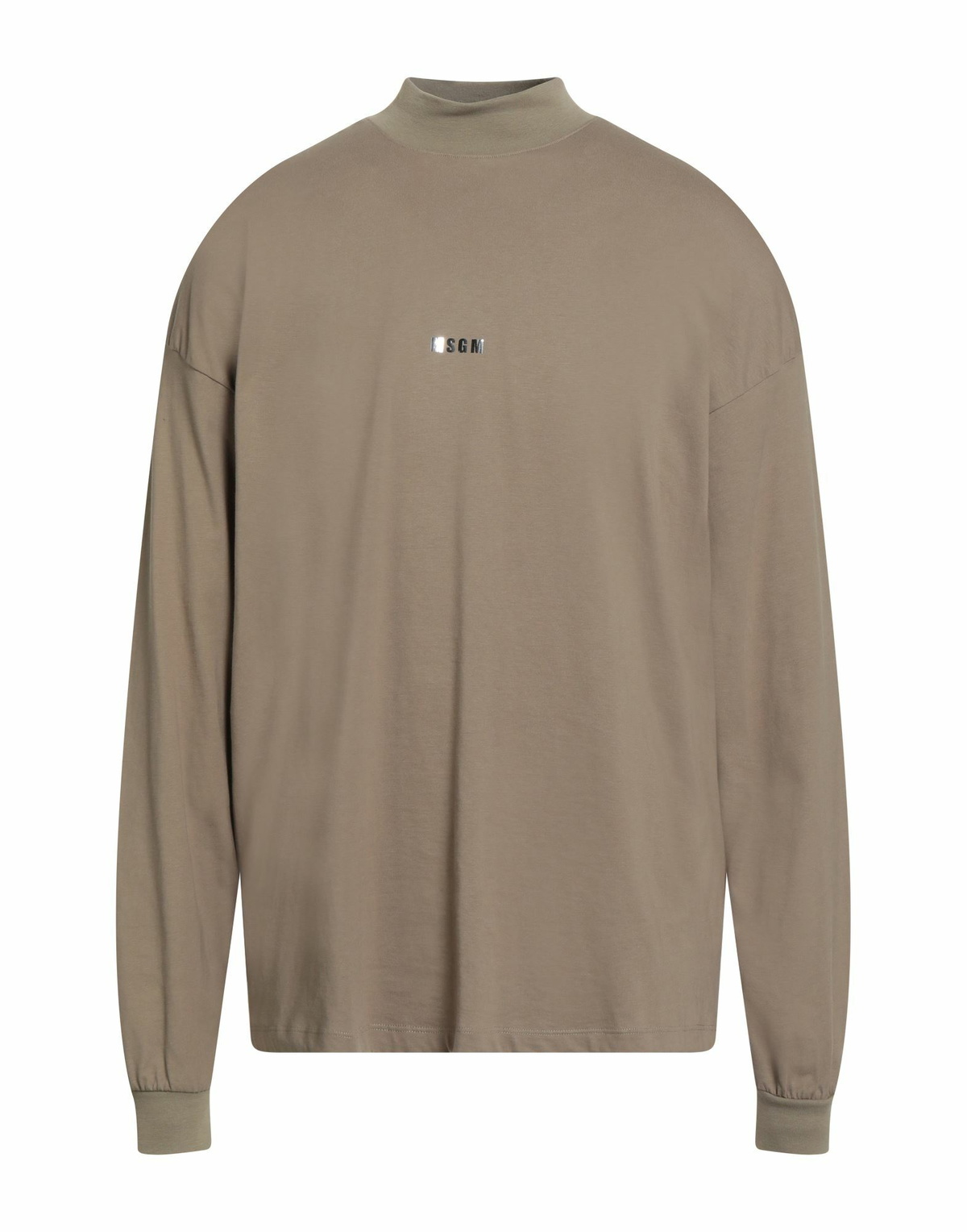 Msgm Mens T-shirt Khaki