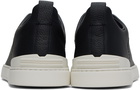 ZEGNA Navy Triple Stitch Sneakers