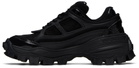 Juun.J Black Double Layered Sneakers