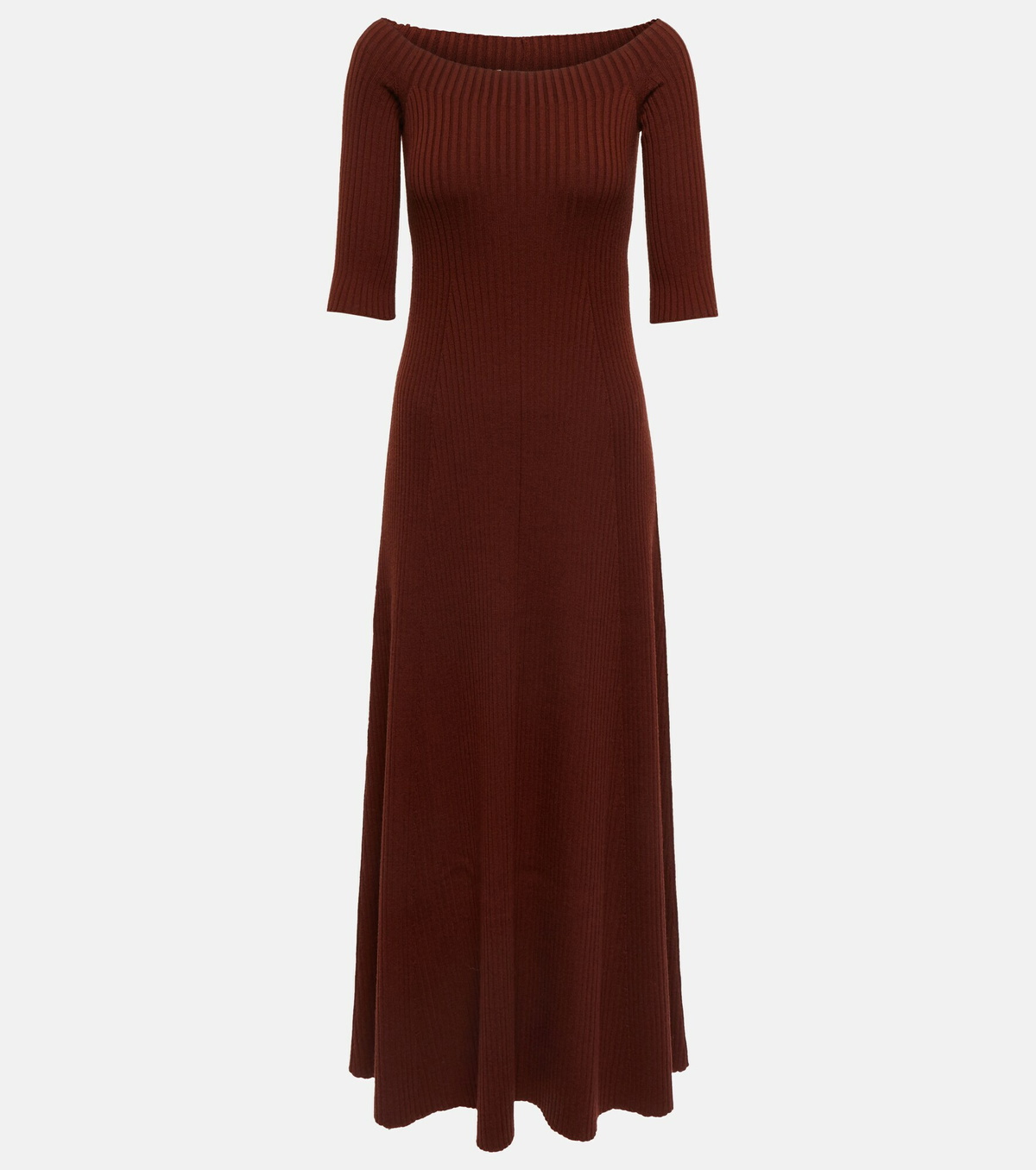 Chloe - Ribbed-knit wool and cashmere maxi dress Chloe