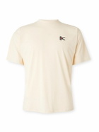 DISTRICT VISION - Logo-Print Stretch-Jersey T-Shirt - Neutrals