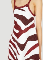 Zebra Camisole Dress in Red