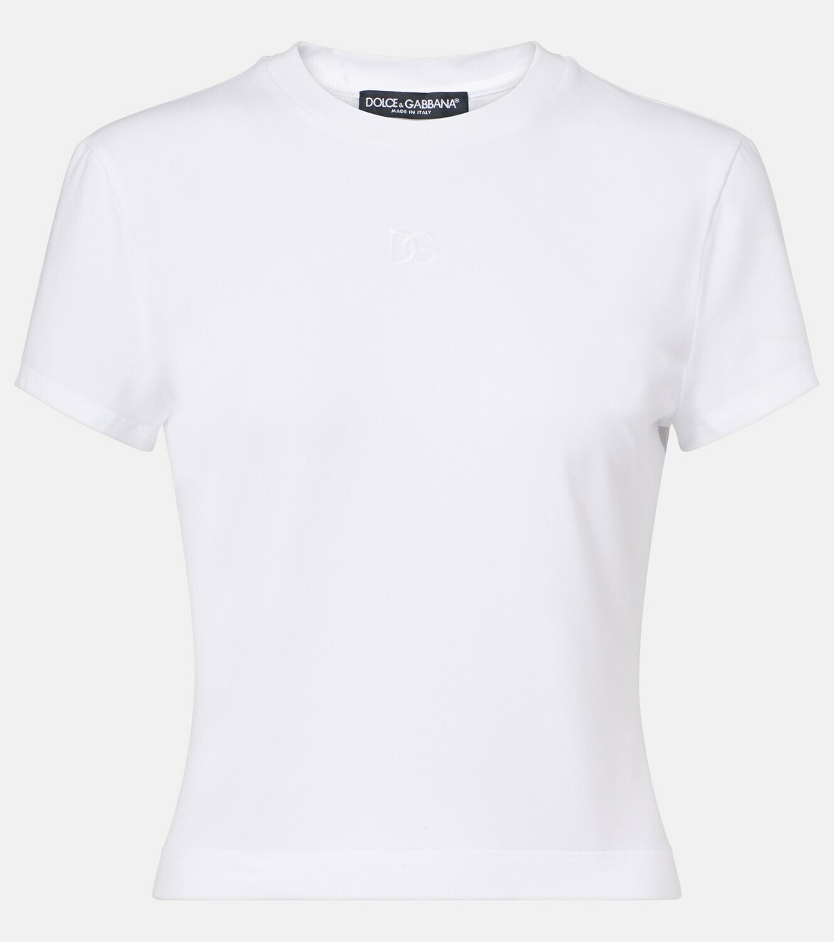 Dolce and Gabbana White Fashion Devotion T-Shirt Dolce & Gabbana