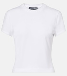 Dolce&Gabbana Embroidered cotton-blend jersey T-shirt