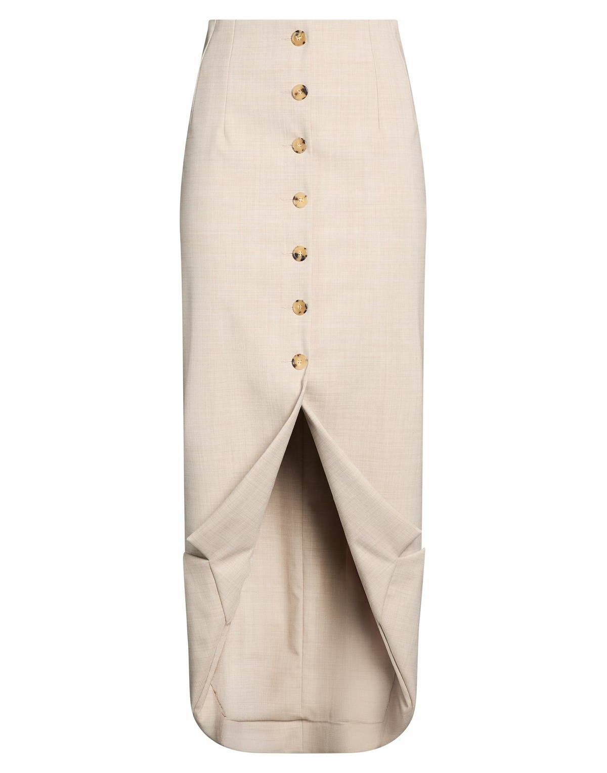 A. w.a. k.e. Mode Womens Maxi skirt in Beige