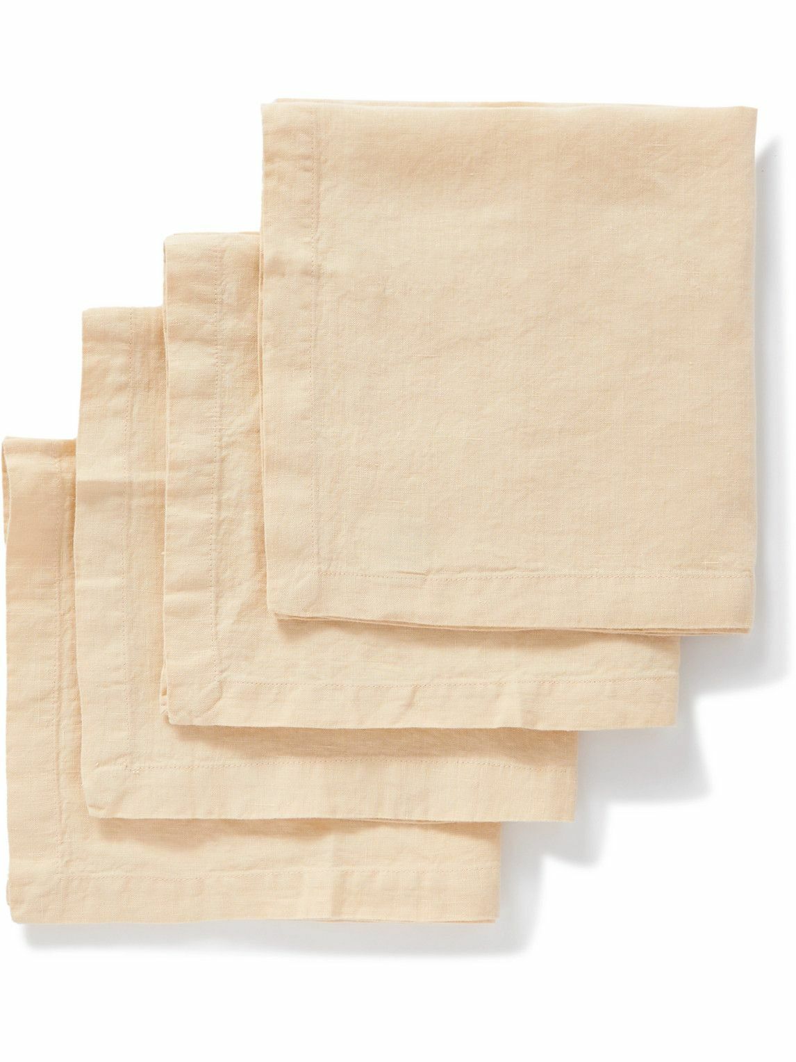 Set Of Four Linen Napkins