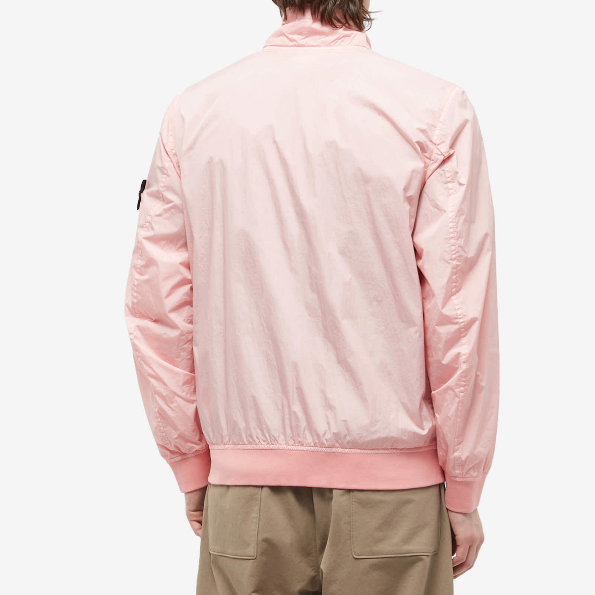 Stone Island Men s Crinkle Reps Jacket in Pink Stone Island