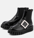 Roger Vivier Viv' Go-Thick leather platform Chelsea boots