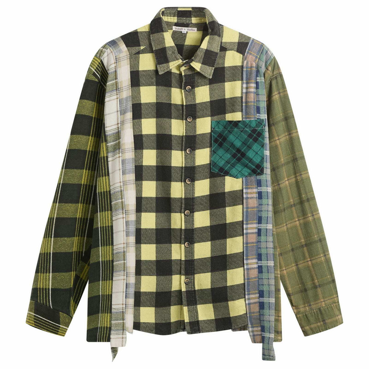 Needles Men's 7 Cuts Flannel Shirt in Assorted
