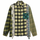 Needles Men's 7 Cuts Flannel Shirt in Assorted