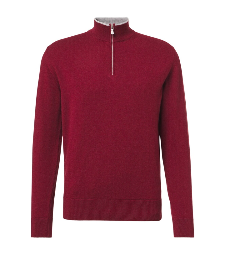 Photo: Eleventy Cashmere half-zip sweater