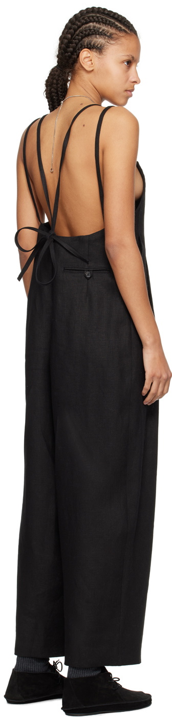 Bode Black Gardner Jumpsuit