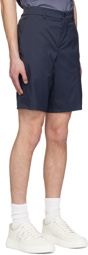 BOSS Navy Slim-Fit Shorts