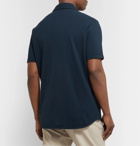 Loro Piana - Cotton-Piqué Polo Shirt - Navy