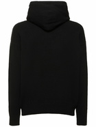 PALM ANGELS - Monogram Knitted Wool Blend Hoodie