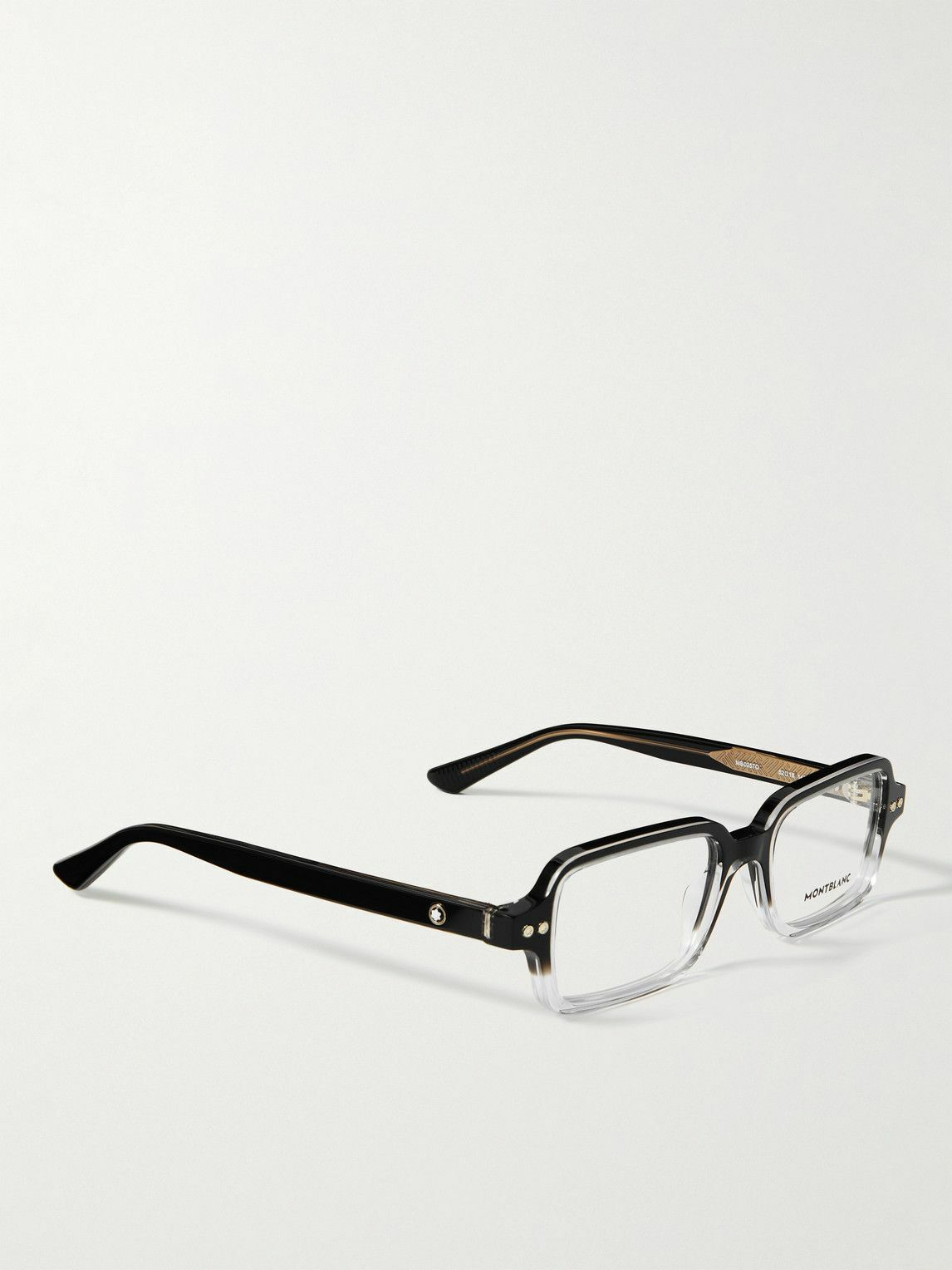 MONTBLANC EYEWEAR - Rectangular-Frame Acetate Optical Glasses