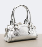 Chloé Paddington Small metallic leather shoulder bag
