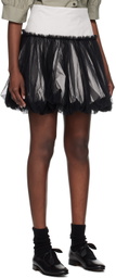 Renaissance Renaissance Gray & Black Qajar Miniskirt