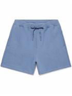 Lululemon - Steady State Straight-Leg Cotton-Blend Jersey Drawstring Shorts - Blue