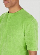Towelling T-Shirt in Green