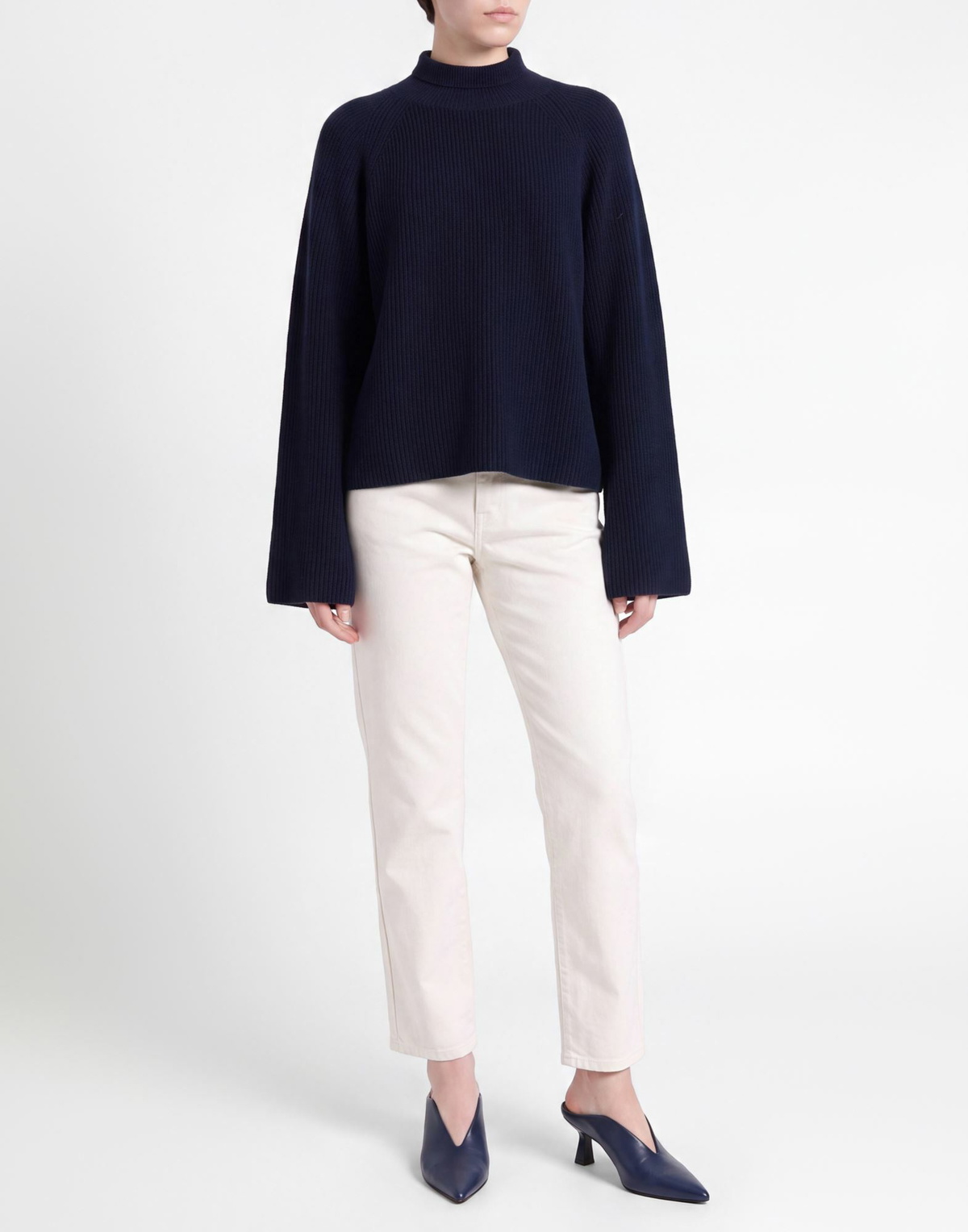 Jucca Womens Turtleneck in Navy