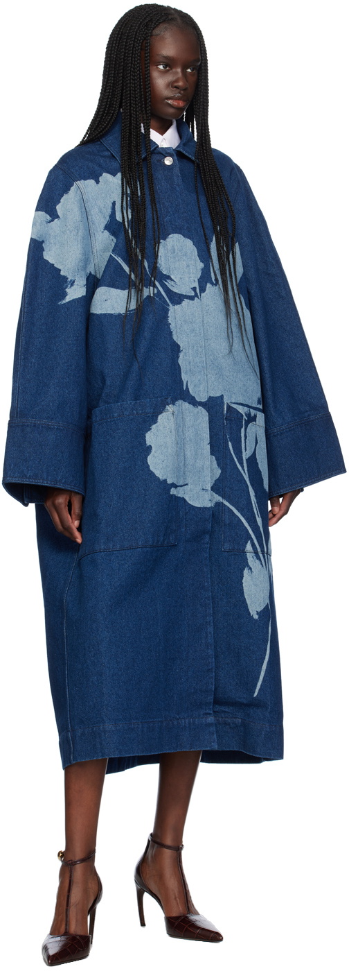 ジャケット・アウター COMME des GARCONS Denim Coat Indigo Blue Comme Des Garcons Denim Jacket S - Etsy