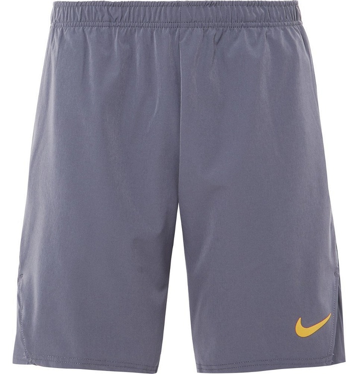 Photo: Nike Tennis - NikeCourt Flex Ace Tennis Shorts - Gray