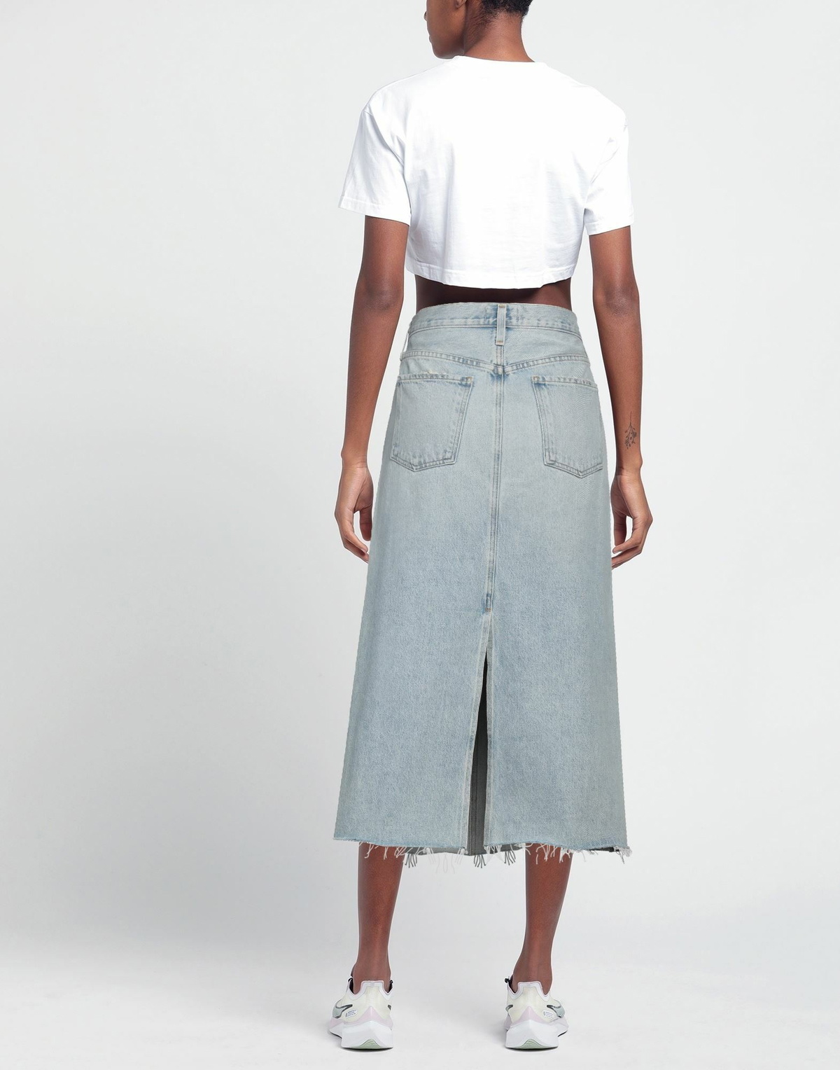 Agolde Womens Denim skirt in Blue
