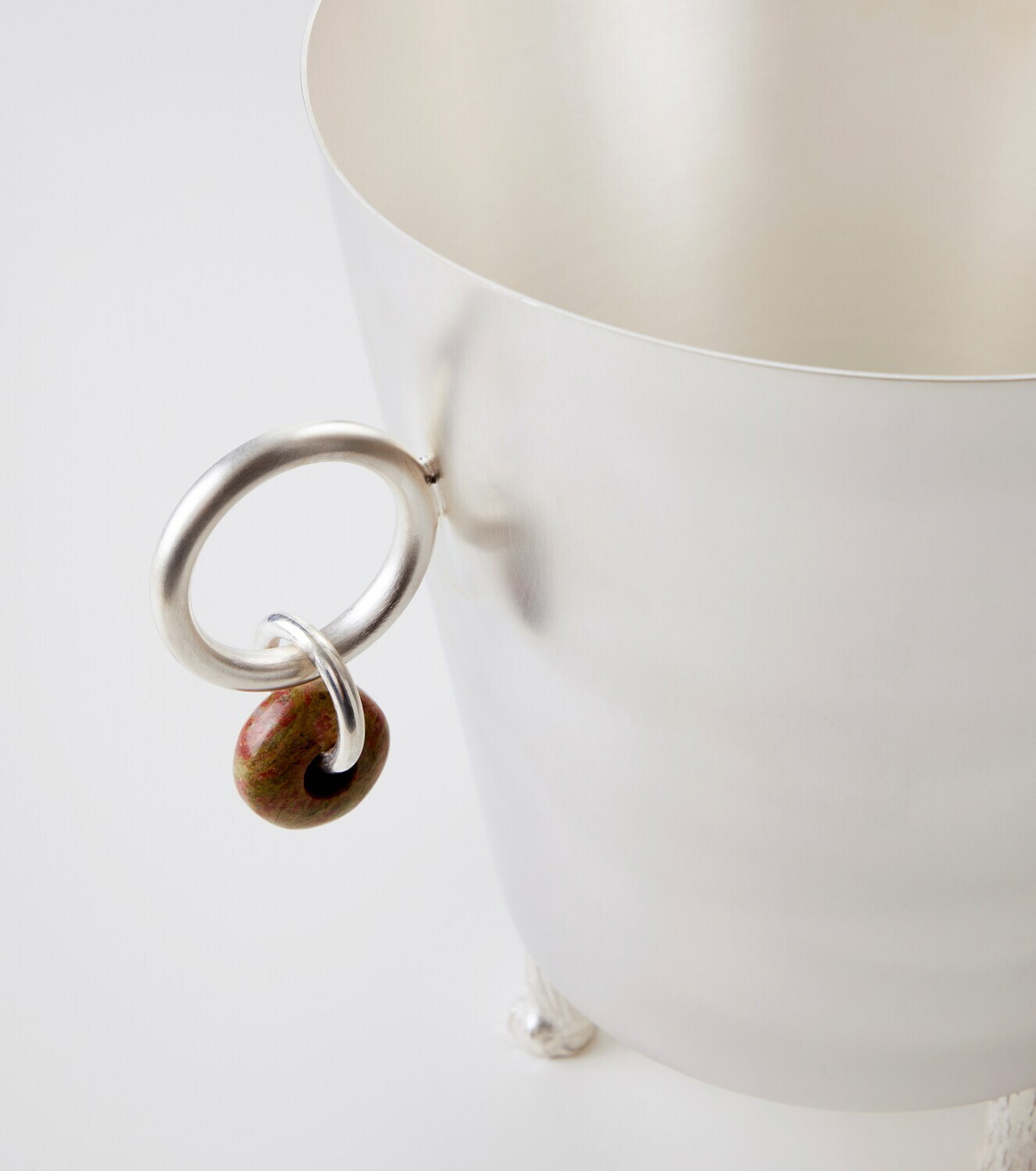 Natalia Criado Embellished silver-plated ice bucket