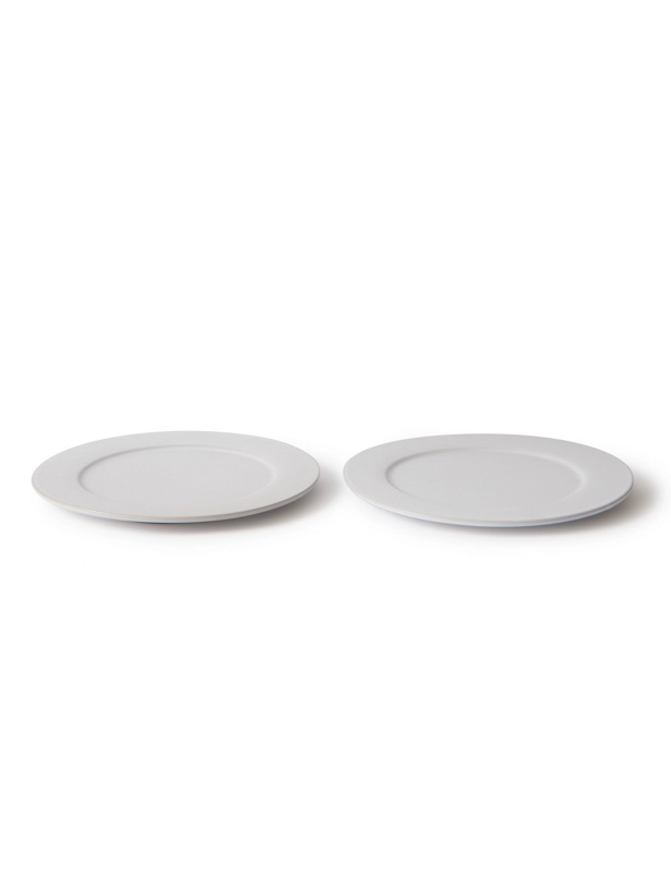 Photo: By Japan - SyuRo Set of Two Medium Glazed Ceramic Plates