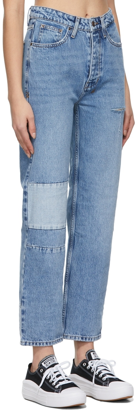 Ksubi Blue Brooklyn Lifetime Reversed Jeans Ksubi