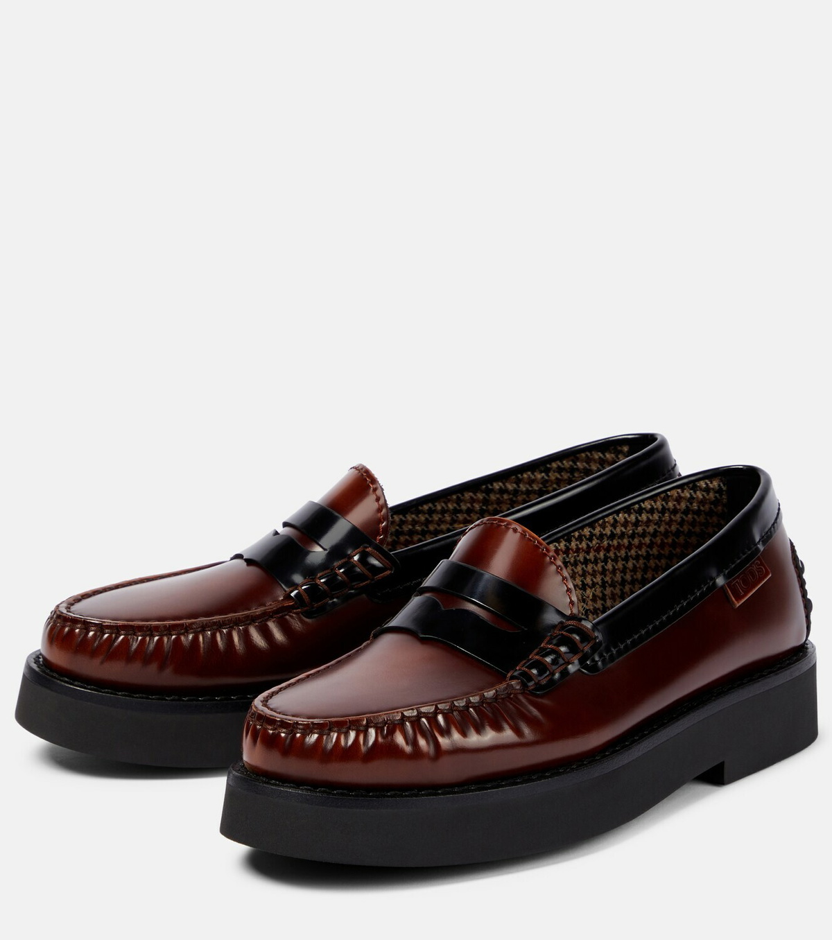 tod's platform loafers