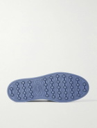 Tod's - Allacciata Cassetta Rubber-Trimmed Suede Sneakers - Blue