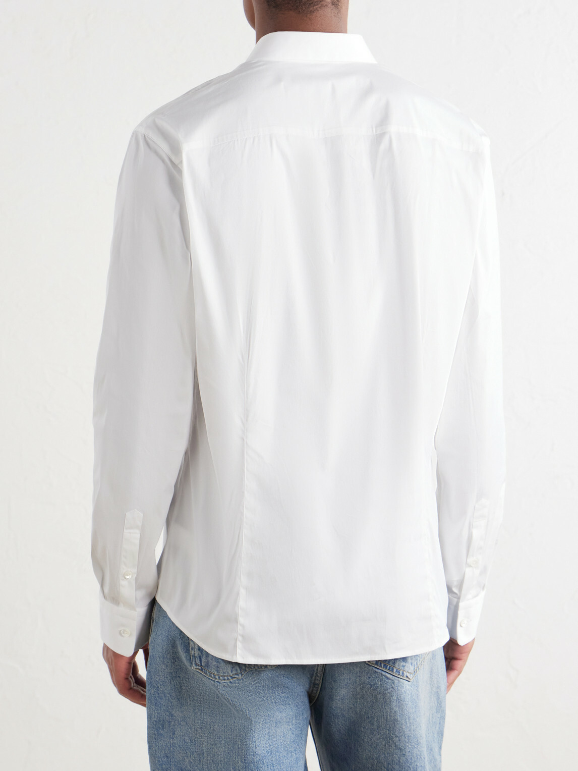 James Perse - Stretch Cotton-Blend Poplin Shirt - White